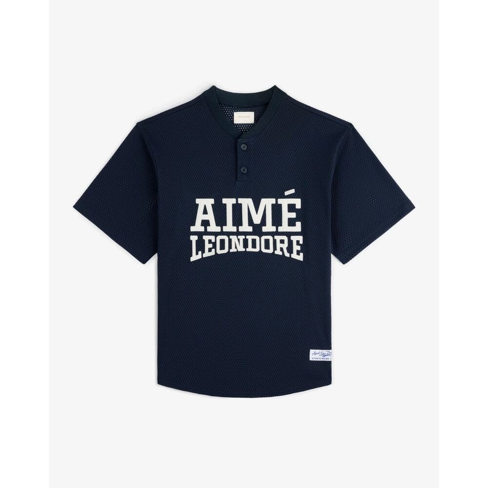 Aime Leon Dore Mesh Batting Practice Jersey size Large Navy
